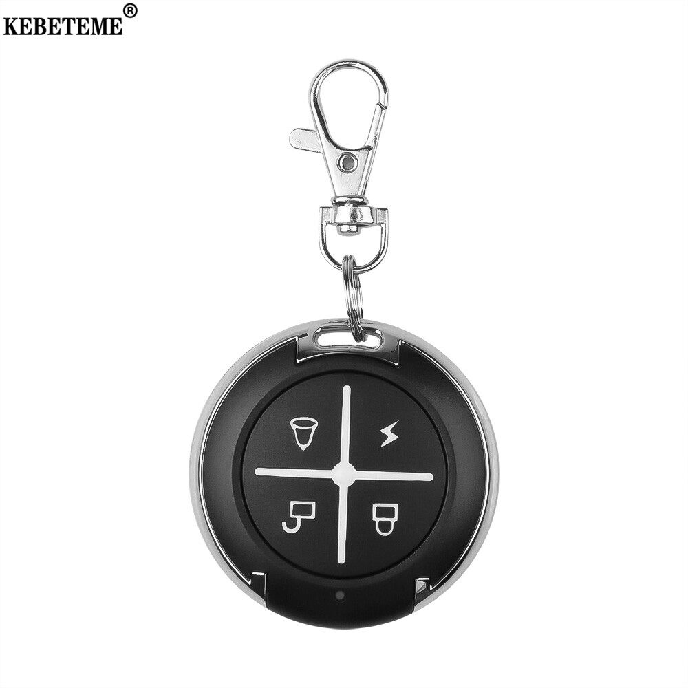 KEBETEME Bộ Điều Khiển Từ Xa 433Mhz Kèm Móc Khóa Cho Cổng Không Dây RF 4 Kênh Nhân Bản Điện Cho Cổng Cửa Nhà Để Xe
