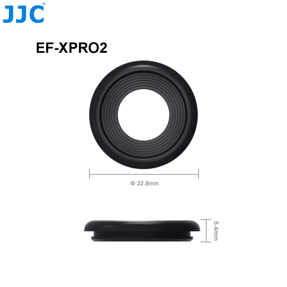 JJC LH-Máy Ảnh Cup Mắt 2PCS Cao Su Thị Kính Kính Ngắm Bảo Vệ Mềm Eyecup Cho Fuji Fujifilm X-Pro2 Xpro2 Máy Ảnh Eyeshade