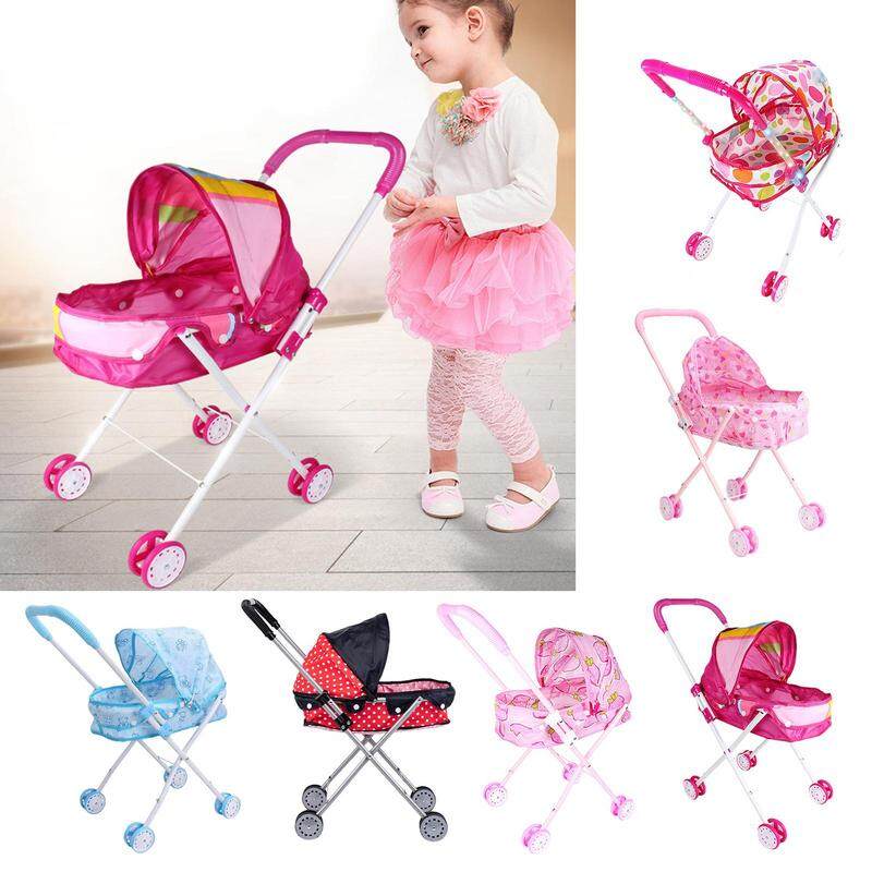 Baby Doll Lightweight Great Kids Doll Pushchair with Baby Doll Safe Baby