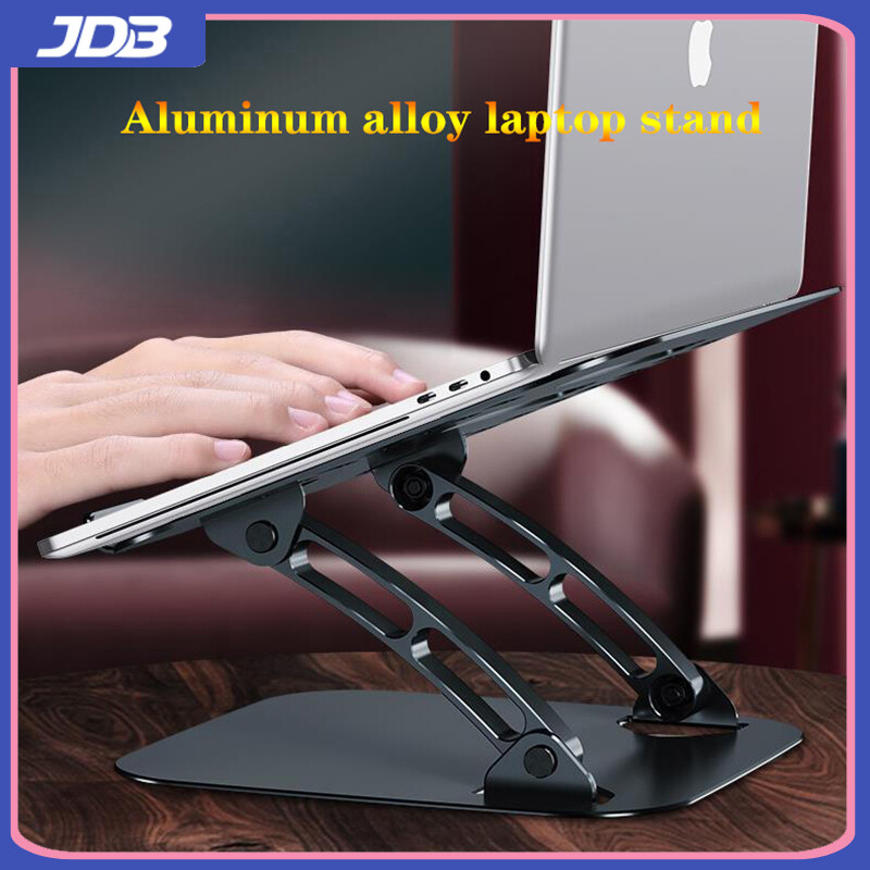 JDB-Giá Đỡ Máy Tính Xách Tay, Đế Làm Mát Gấp Gọn Máy Tính Xách Tay Điều Chỉnh Góc Bằng Hợp Kim Nhôm Dành Cho Bàn Văn Phòng Không-Trượt, Phổ Thông