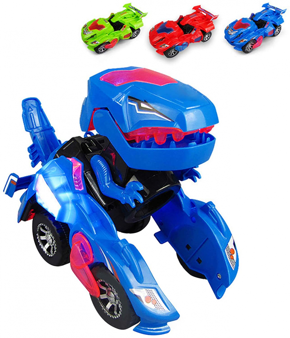 Transformers Khủng Long Led Xe Đồ Chơi Cho Bé Trai