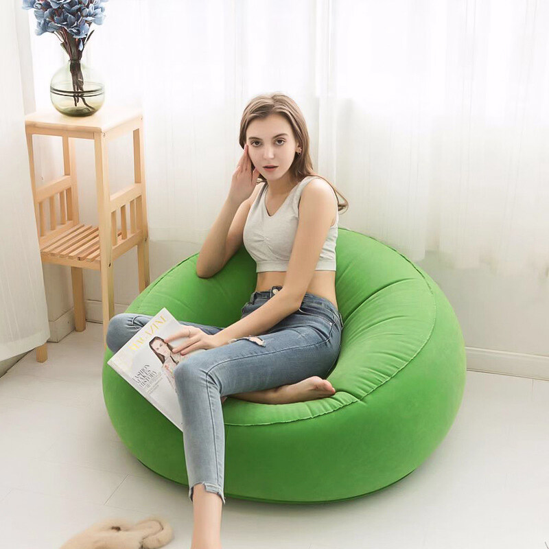 Generic Large Inflatable Lazy Sofa Chairs PVC Lounger Seat Bean Bag