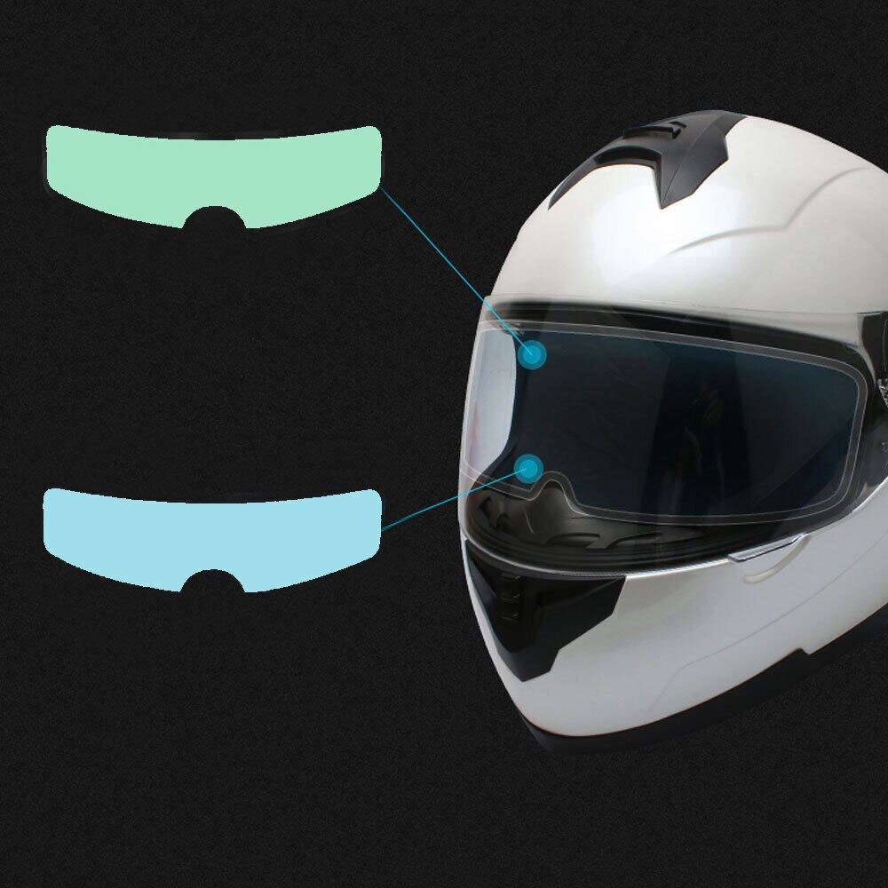 Phổ Mũ bảo hiểm xe máy chống sương mù vá Kính chống chói Mũ bảo hiểm phim