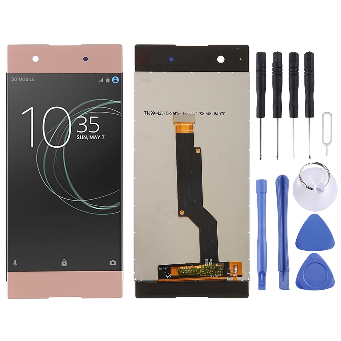 Màn hình lcd và bộ số hóa lắp ráp đầy đủ cho sony xperia xa1