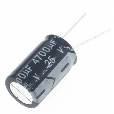 5pc 4700uF 25V 4700MFD 25Volt -40+105C Aluminum Electrolytic Capacitor 16×25mm