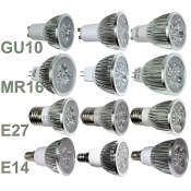 ERANPO Dimmable LED Spotlight Bulbs - GU10, MR16, E27, E14