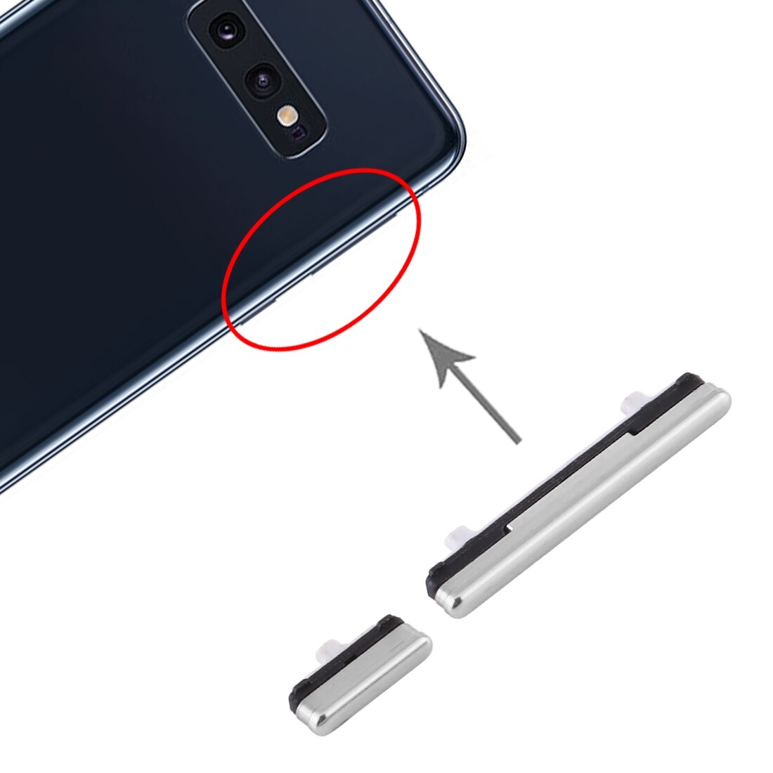 Nút nguồn và nút điều chỉnh âm lượng dành cho samsung galaxy s10e