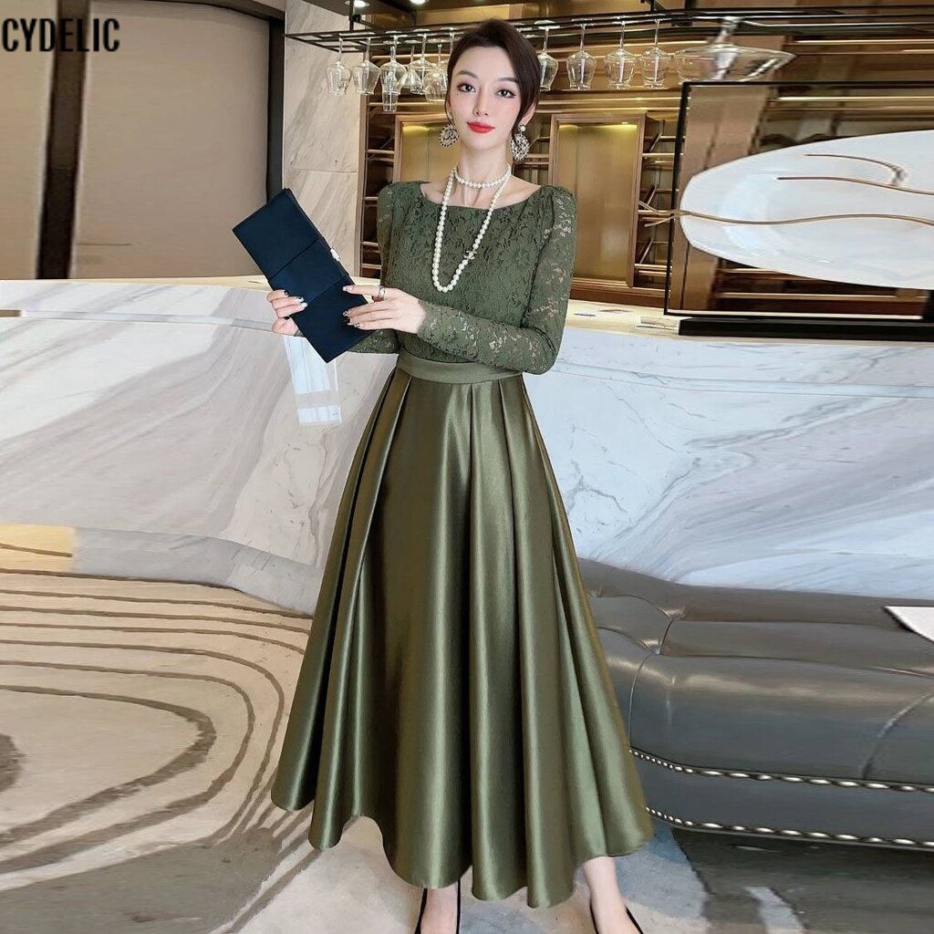 green emerald velvet dress Mermaid Sage Green High Slit Dress