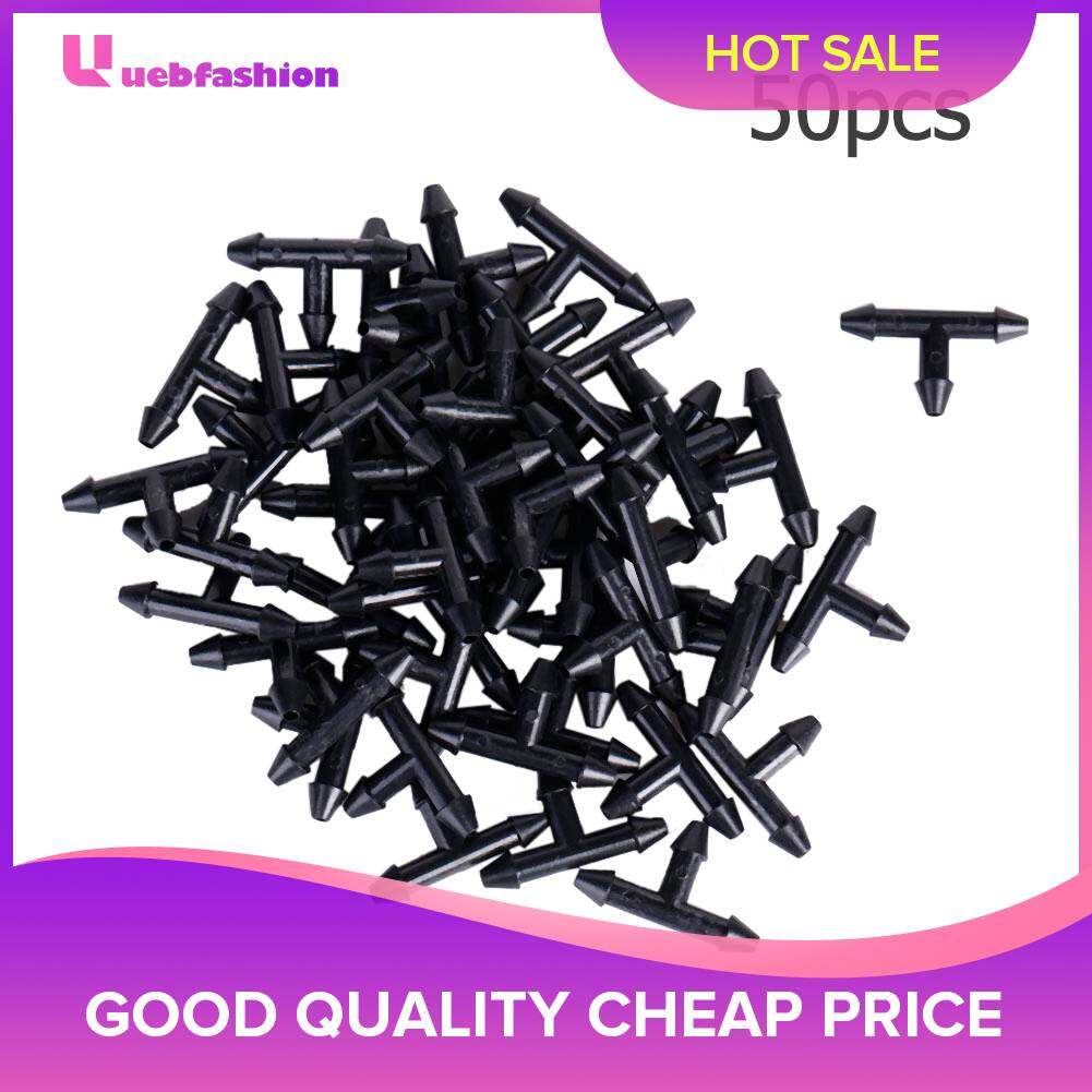 50pcs 3 5 Micro Drip Pipe Connector Plastic Irrigation Barbed Connectors