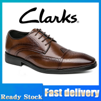 Clarks-leather shoes men Luxury brand formal shoes man wedding shoes Large size shoes 47 48 Men Slip-On casual British Fashion leather shoes