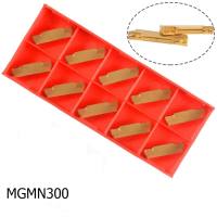 10PCS Carbide Inserts MGMN200 MGMN300 MGMN400 MGMN500 NC3020 Slotted Cutting Carbide Blade Lathe Tool