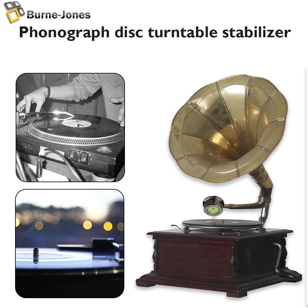 50Hz อะลูมินัมอัลลอย LP Disc Stabilizer โลหะเครื่องเล่นแผ่นเสียงน้ำหนัก Clamp เครื่องเล่นบันทึกอุปกรณ์เสริม