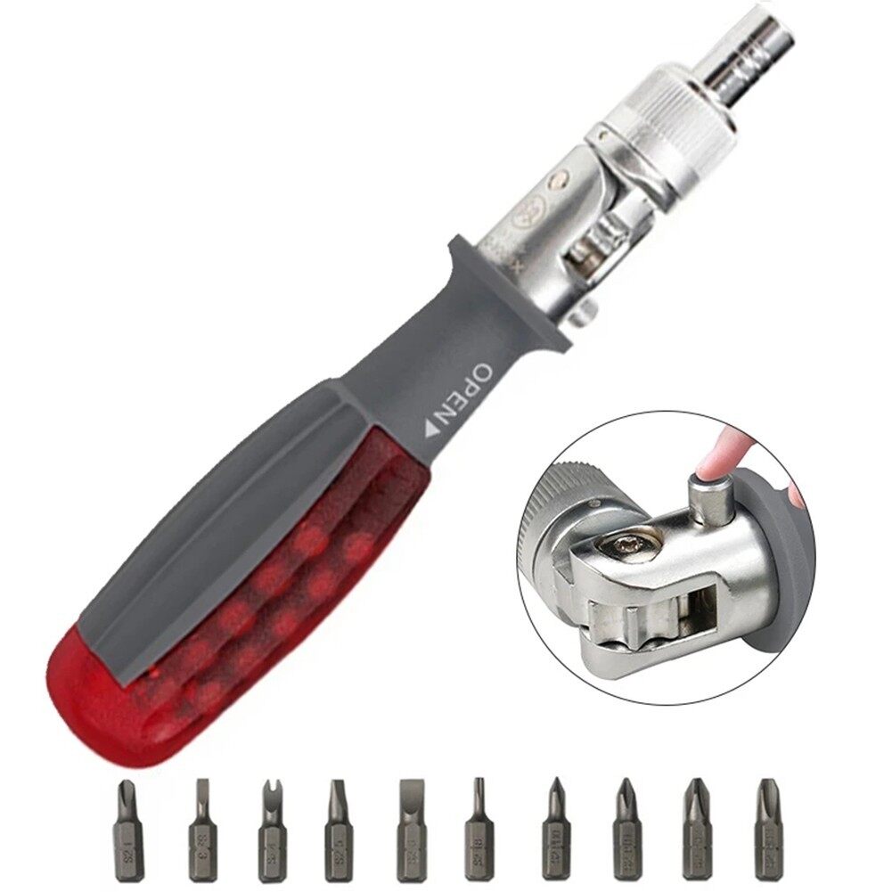10 loại tuốc nơ vít nhiều bit khác nhau tuốc nơ vít bánh cóc abs + kim loại
