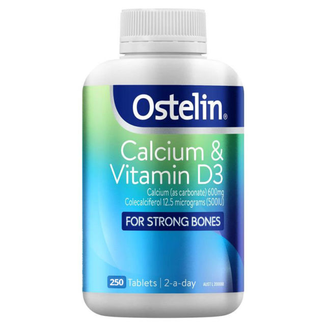 Ostelin วิตามินดีและแคลเซียม250เม็ด
