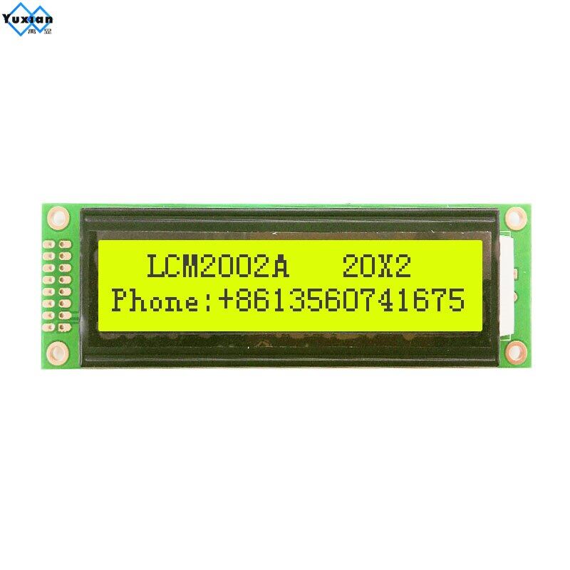 Zaza products mall màn hình hiển thị mô-đun lcd 20x2002 ký tự màu xanh lá xanh dương trắng hd44780 5v tc2002a lmb202d wh2002a ac202a