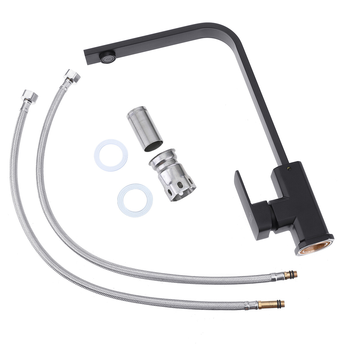 Generic 360° Swivel Modern Kitchen Sink Taps Mixer Single Lever Tap