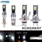 Super Bright COB LED Headlight Fog Light Bulbs - H1/H3/H4/H7