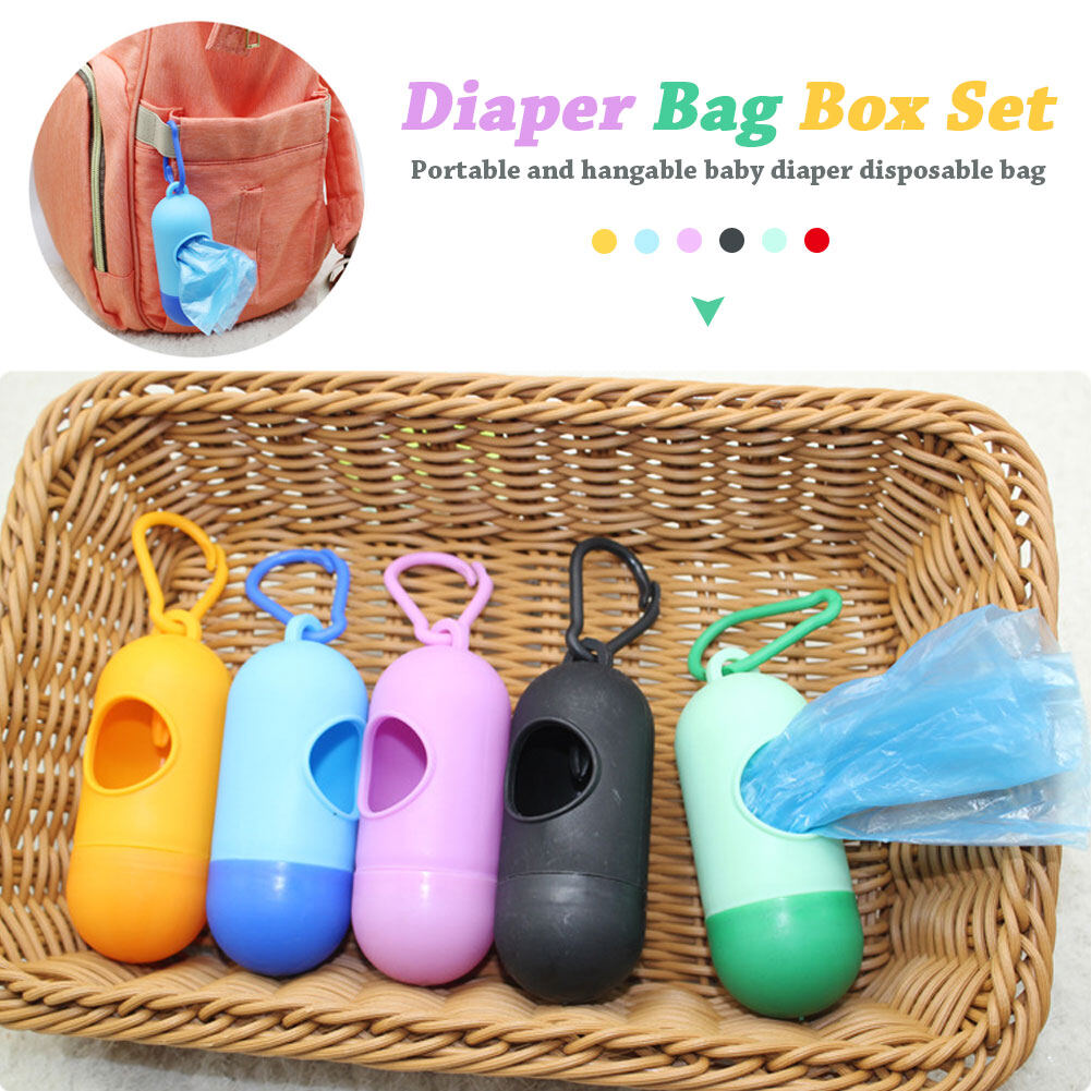 Hittime Túi Đựng Tã Em Bé Cầm Tay, Tã Lót Treo Xe Đẩy Trẻ Sơ Sinh Hộp Đựng Rác Dùng Một Lần-Đóng Gói