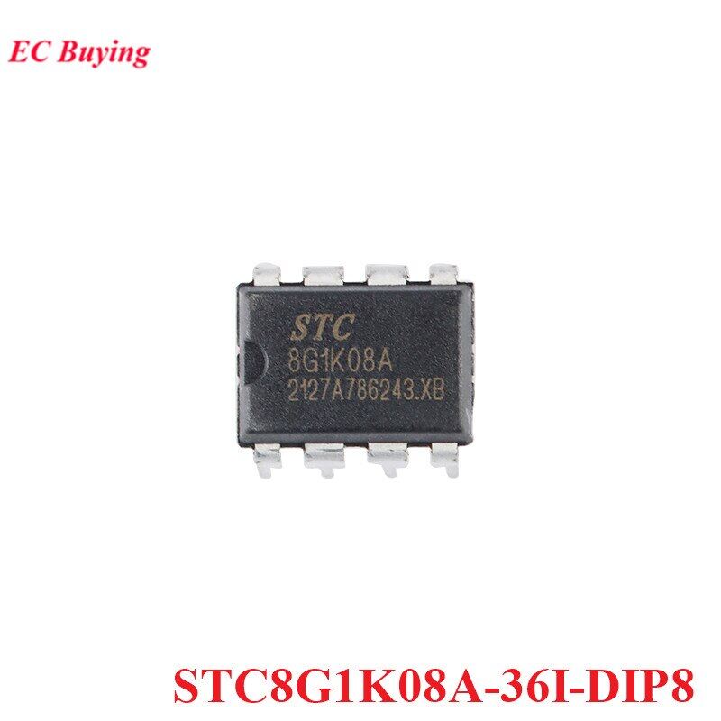 5 chiếc stc stc8g1k08a-36i-dip8 stc8g1k08a-36i-sop8 chip đơn tăng cường 1t 8051 vi điều khiển vi điều khiển mcu chip ic