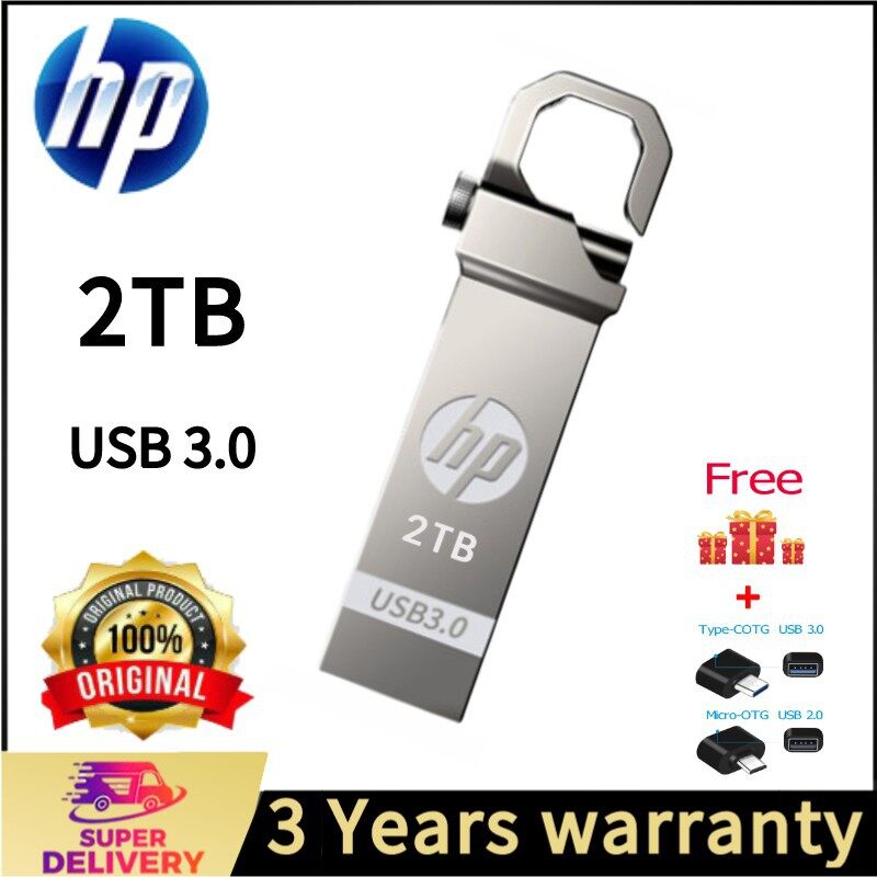 Miễn phí + cod ổ đĩa flash hp có otg ổ đĩa flash 2tb 512gb 128gb ổ usb chống nước chính hãng