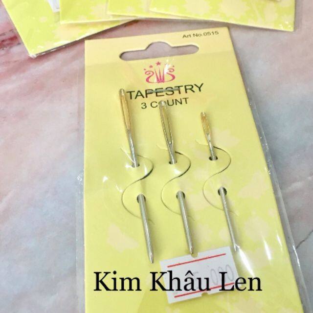 Kim khâu len vàng