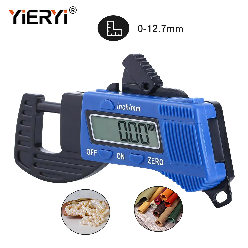 Đồng hồ đo độ dày kỹ thuật số đồng hồ đo độ dày mặt số mini 0.01mm đồng hồ đo tổng hợp sợi cacbon dụng cụ đo chiều rộng