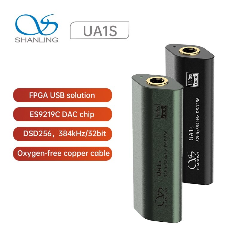 Bộ khuếch đại tai nghe shanling ua1s es9219c bộ giải mã usb dac/amp 32bit/384khz dsd256