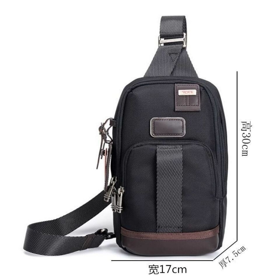 Mỹ ban đầu TUMI túi nylon đạn đạo chống trộm nhập khẩu để Tumi ngực mặc hiển thị chất lượng mỏng cao một lớp thời thượng cho nam liên hệ với phong cách Hàn Quốc 2023 mới