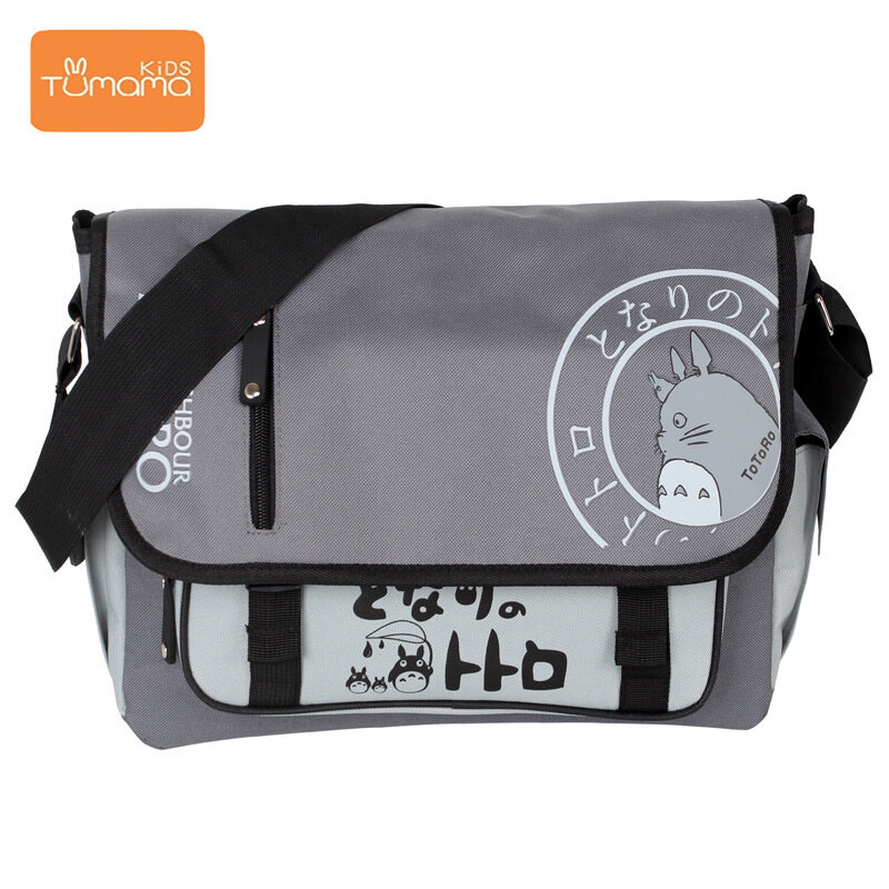 Tumama KIds Tokyo Ghoul Shoulder Bag Ghoul Totoro Overwatch Wings of Freedom Attack Anime Messenger Bag ราคา 489 บาท*ส่งฟรี