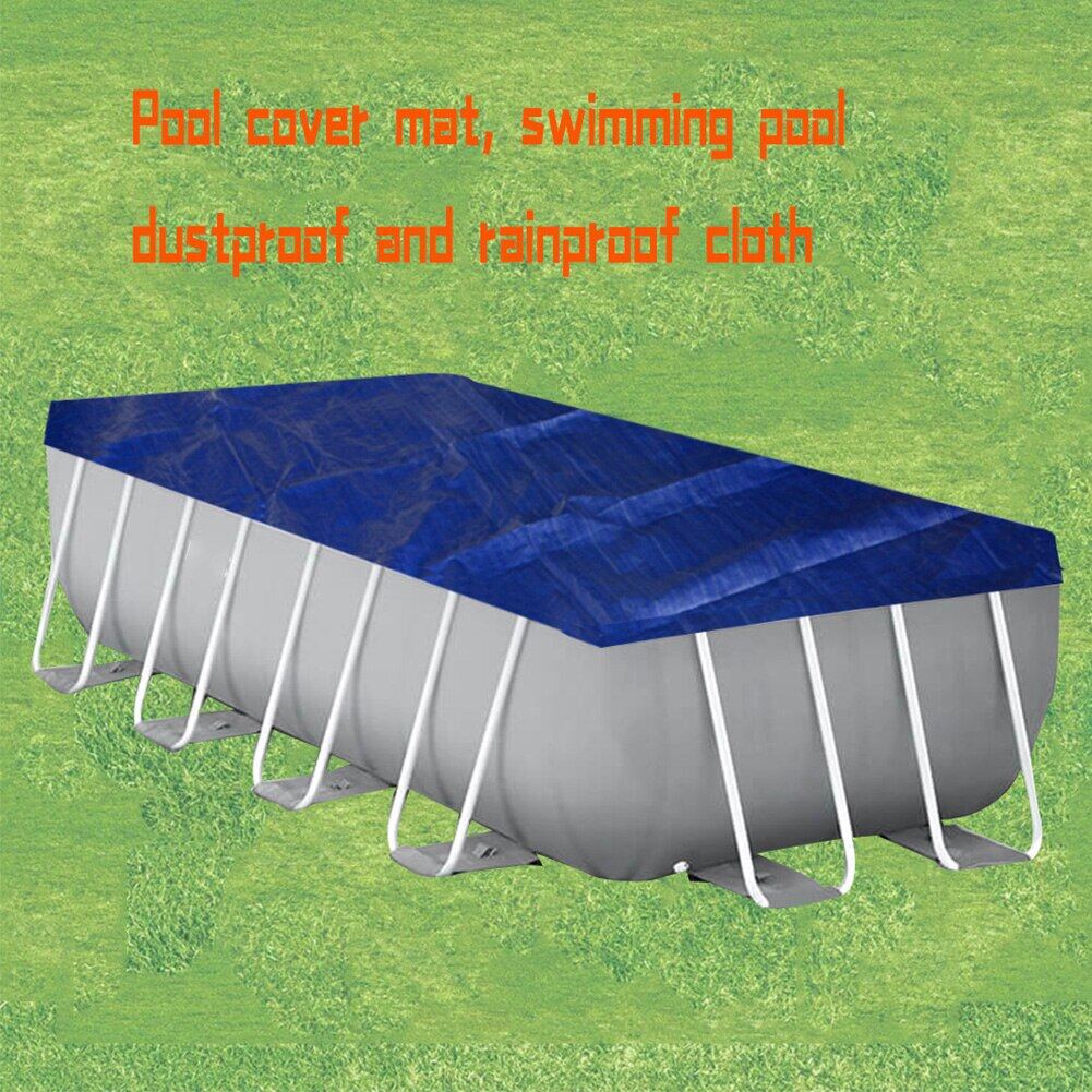 Keep Clean Mat Outdoor Garden Durable Above Ground PE Swimming Pool Cover Thermal Blanket Waterproof Dustproof UV Protection