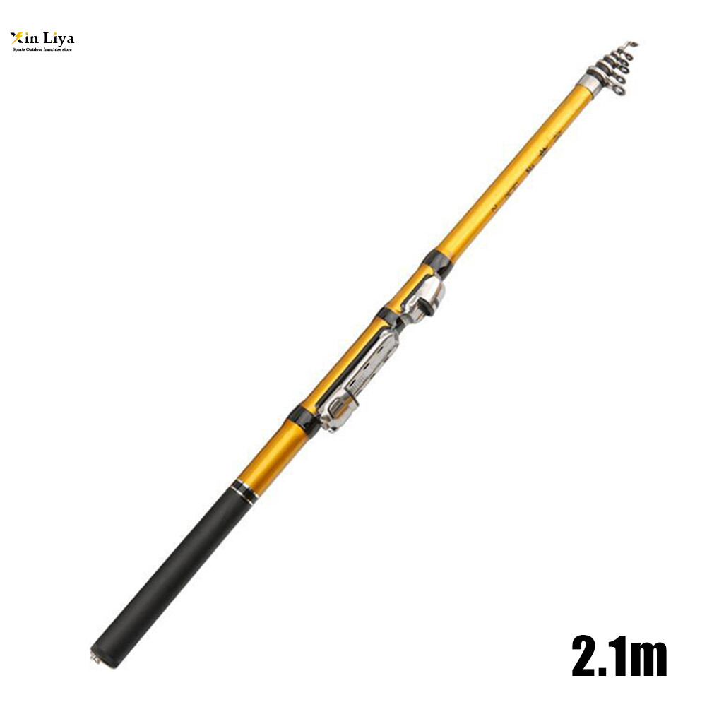 cần câu bút mini giá rẻ 20k L-xi 1m8/2m1/2m4/2m7/3mBè Câu Cá Đá Sợi FRP Siêu Ngắn Cần Câu