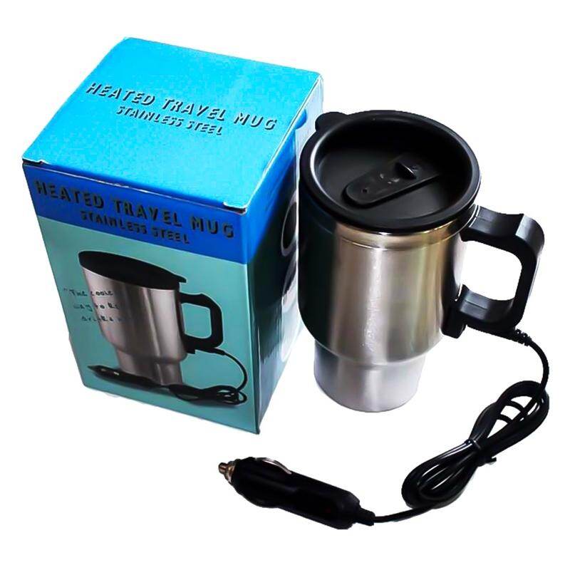 Bình Giữ Nhiệt Ô Tô 450ML Bình Đun Điện Có Thể Điều Chỉnh Nhiệt Độ Đun Sôi Cho Xe Hơi 12V
