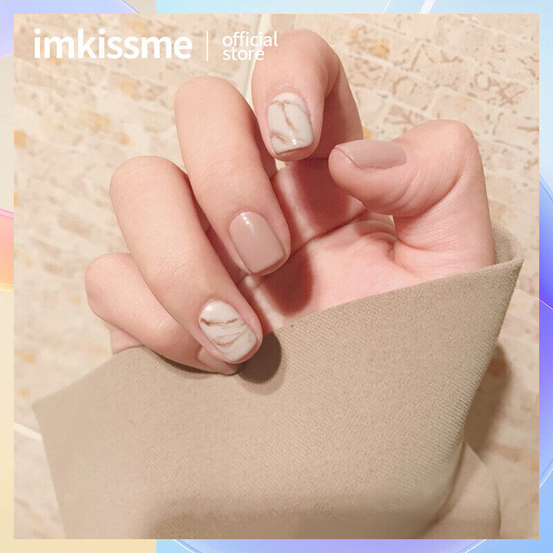 24 Cái Móng Giả Móng Tay Ngắn Dễ Thương Móng Tay Dài Miếng Dán Móng Tay Tươi Mới Móng Giả Có Keo Dán Móng Giả