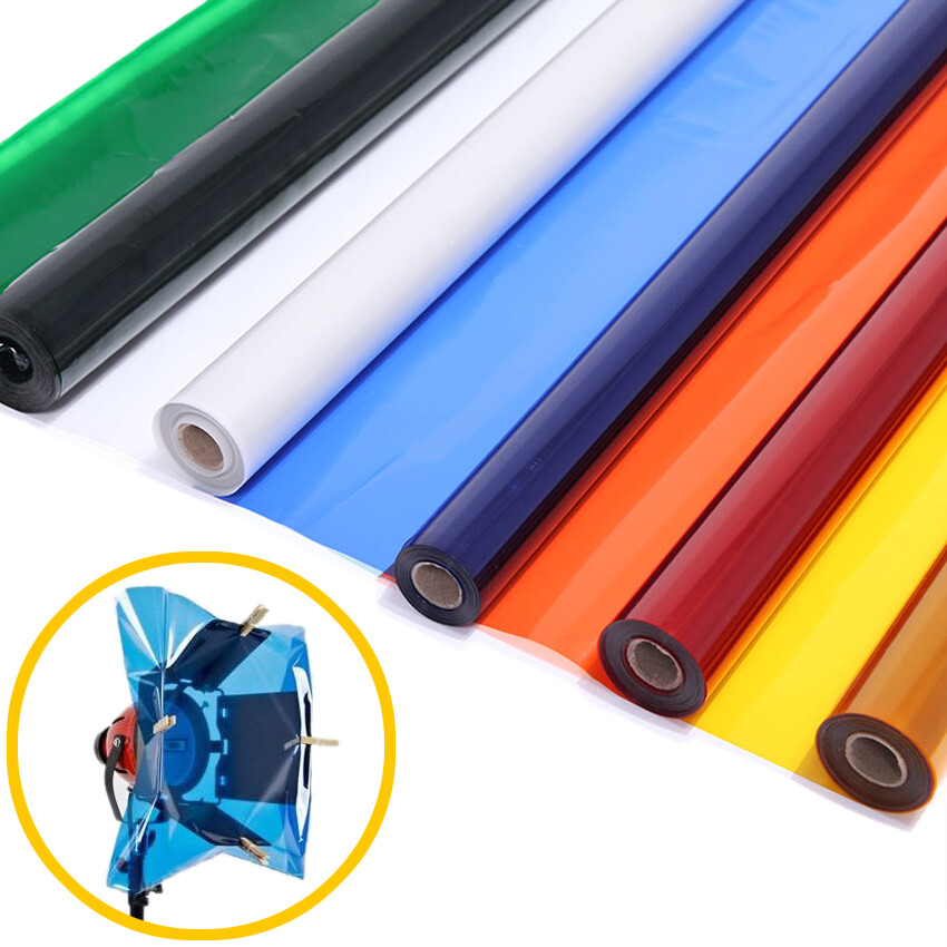 Meking Professional 40*50cm 15.7*19.6" Paper Gels Color Filter For Stage Lighting Redhead Light(BLUE)