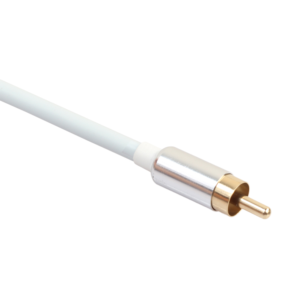 1M Y Splitter 3.5Mm Male Ke Dual 2RCA 