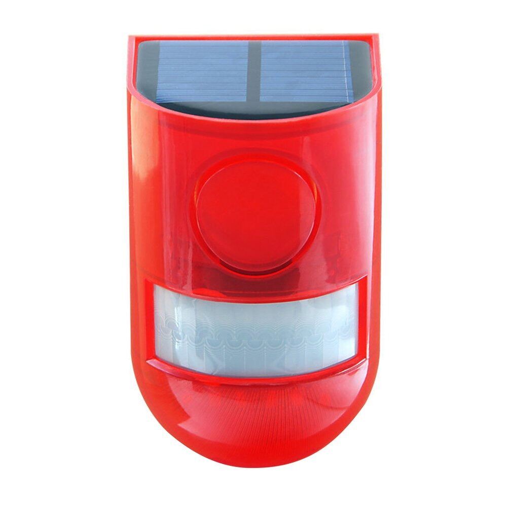 【Cod】 Broke Hack Âm Thanh Cảnh Báo Cảnh Báo Âm Thanh Năng Lượng Mặt Trời & Chuông Báo Đèn Cảm Biến 110 Decibel Còi Báo Động Nhấp Nháy Hệ Thống Báo Động An Ninh Cho Trang Trại