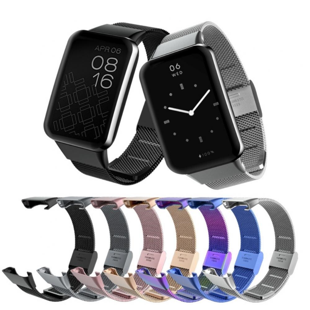 [A HOT] Metal Strap For Xiaomi Mi Band 7 Pro Bracelet Stainless Steel For Men Women Wristband Replacement For Xiaomi Mi Band7 Pro