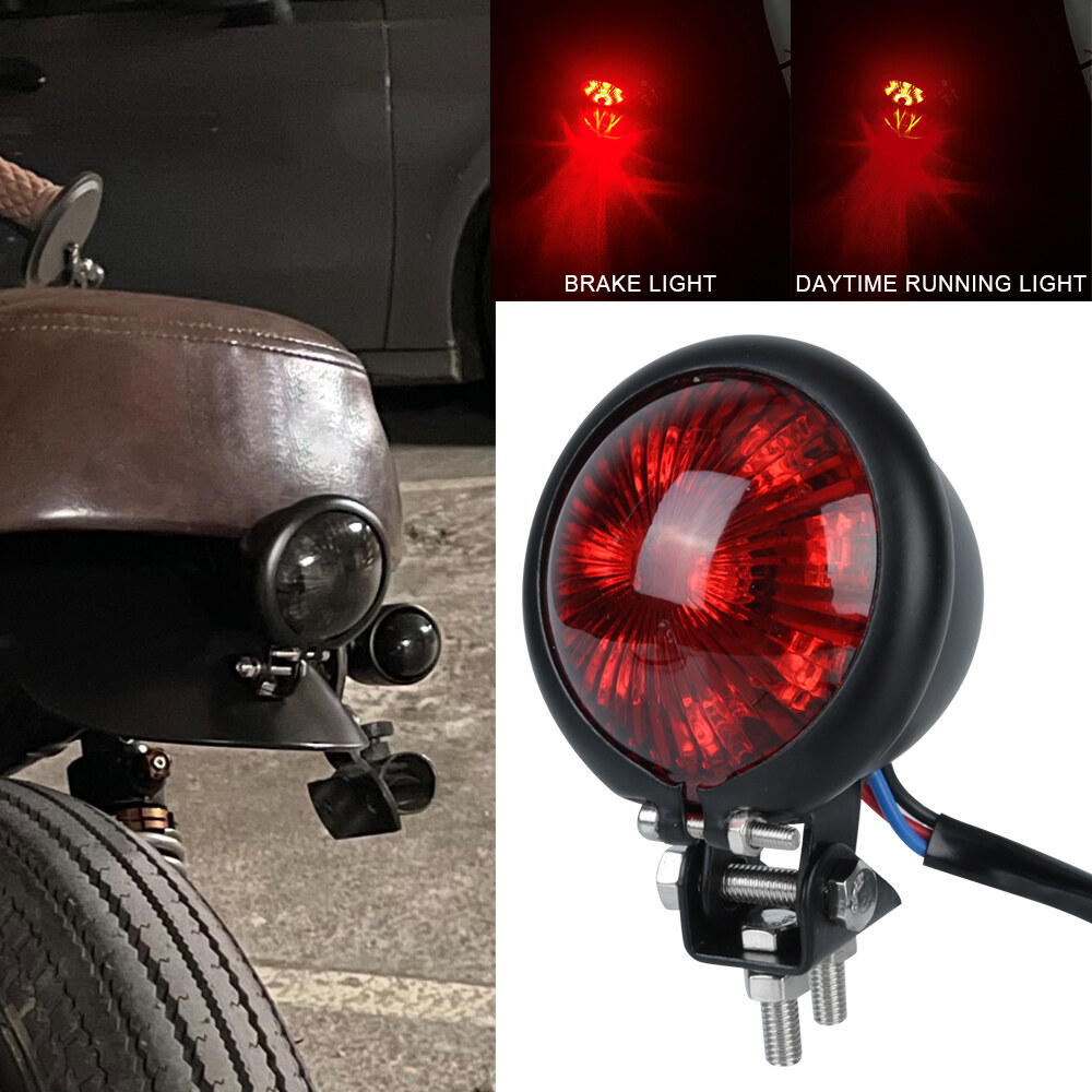 Đèn hậu đèn hậu phanh xe máy màu đỏ thông dụng 12v đèn dừng đèn hậu xe máy