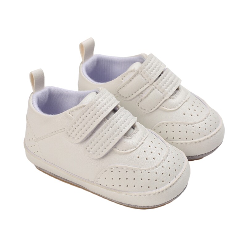 Gai Cây Toddler Giày Sneaker PU trơn đơn giản Màu Sắc Dễ Thương Bé Flats