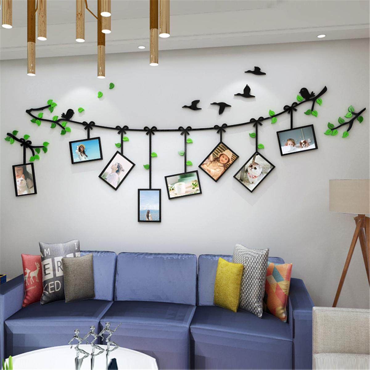 Marco de acrílico de la foto 3D de la etiqueta engomada de la pared del