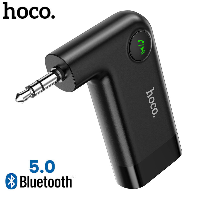 Bộ Thu Bluetooth HOCO E53 Không Dây Bluetooth 5.0 Bộ Chuyển Đổi Xe Hơi Bộ Chuyển Đổi Âm Thanh Không Dây Di Động 3.5Mm Aux Có Micrô