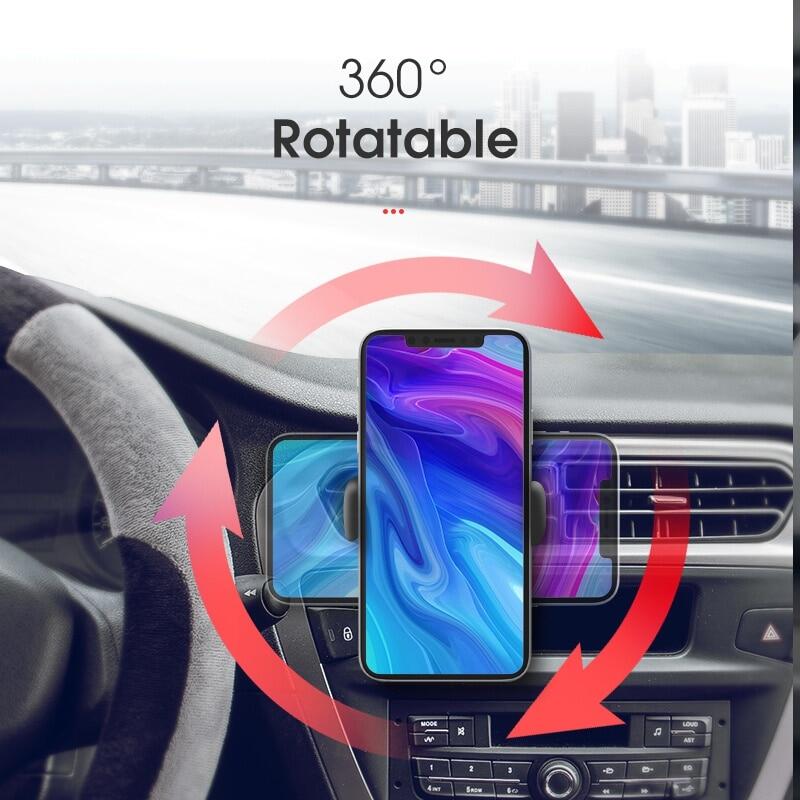 [Hot A] Cell Đa Năng Giá Để Điện Thoại Cửa Thông Gió Xe Hơi Kẹp Gắn Di Động Điều Chỉnh Được Nội Thất Giá Để Điện Thoại ABS Điện Thoại Gắn Xe Hỗ Trợ