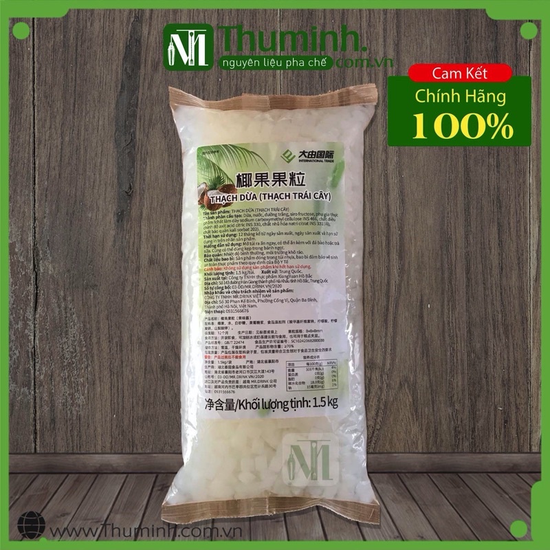 Thạch dừa đài loan 1.5kg giòn ngon