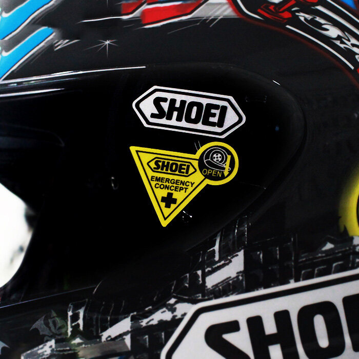 For SHOEI Reflective Helmet Motorcycle Motor Bike Stickers Waterproof