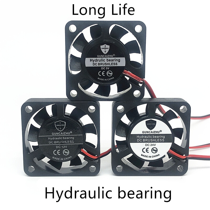 【】 kstykwx 2 cái/lô chất lỏng ổ bi dầu mang DC5V 12V 24V 40mm 4cm 40x40x10mm cho máy in tản nhiệt Card đồ họa fan hâm mộ