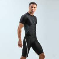 Winmax Mens Professional Swimming Shirts Seaside Beach Swim Trunks Quick Dry Swimsuit