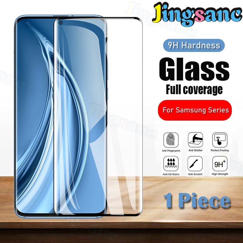 Jingsanc Kính cường lực độ cứng HD 9H miếng bảo vệ màn hình cho Samsung