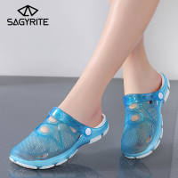 SAGYRITE Women Sandals Flip Flops Flat Shoes Hole Shoes Beach Quick Dry Water Shoes Summer