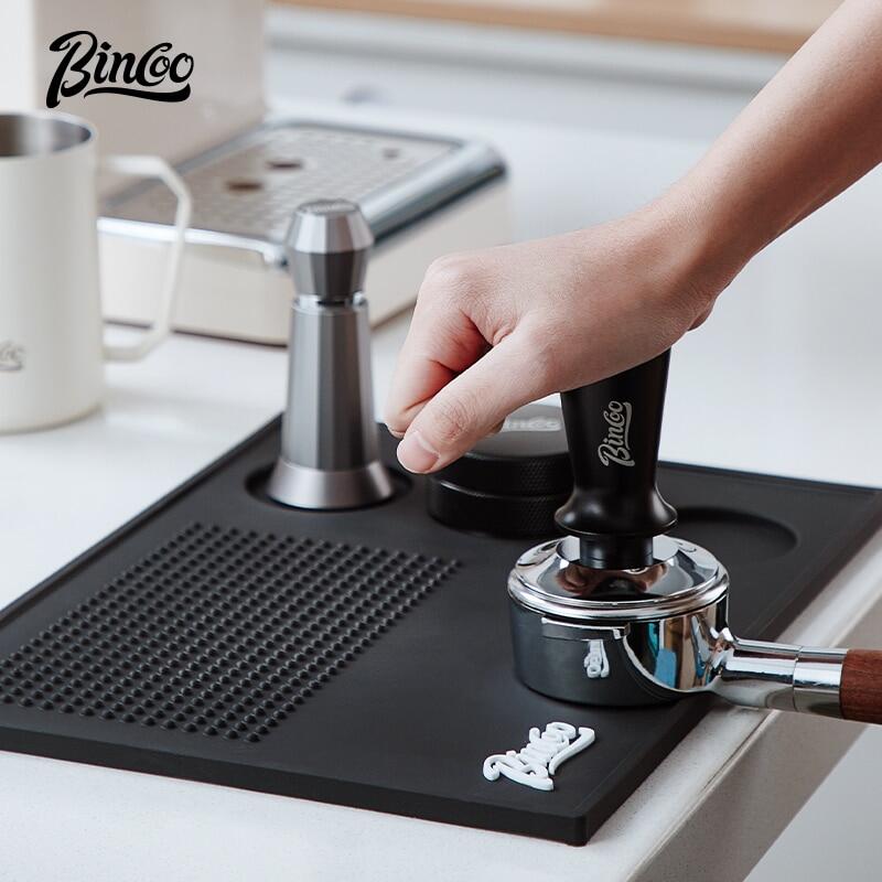Bincoo miếng đệm dụng cụ đầm cà phê espresso 51/53/58mm giá đỡ miếng đệm chống trượt cà phê giả mạo latte tấm cao su