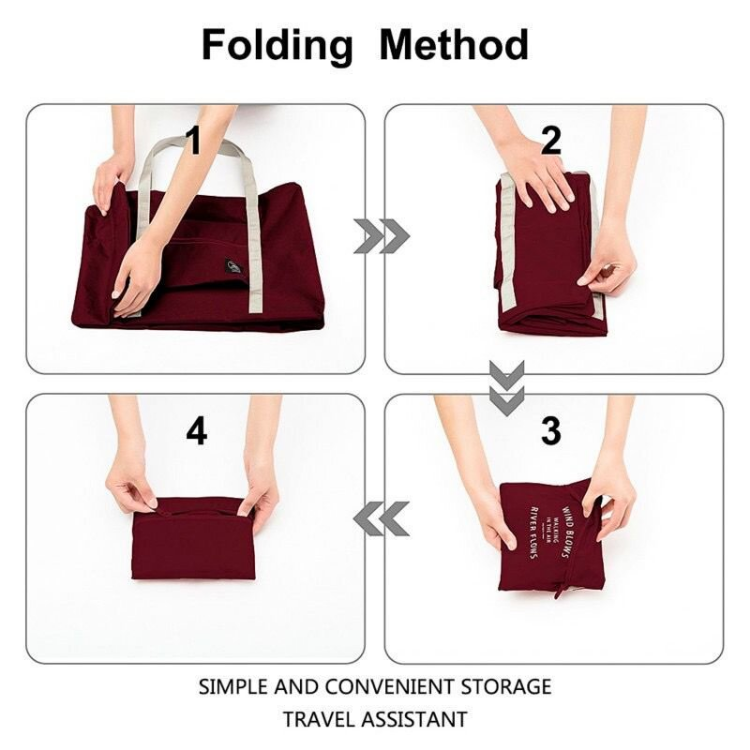 Borsa palestra pieghevole in nylon impermeabile organizer viaggio_voghion.com